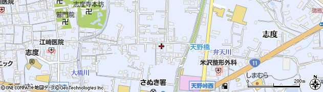 香川県さぬき市志度1054周辺の地図