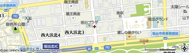 香川県坂出市西大浜北周辺の地図