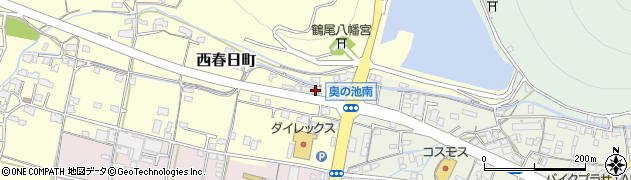 香川県高松市西春日町1077周辺の地図