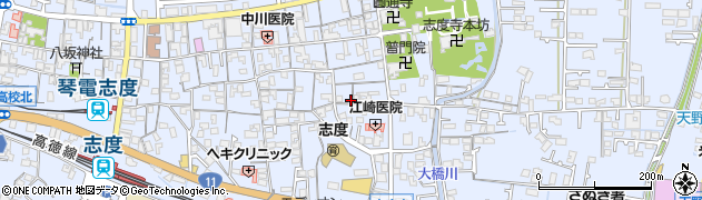 香川県さぬき市志度864周辺の地図