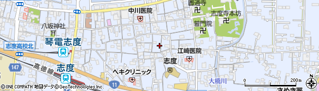 香川県さぬき市志度772周辺の地図