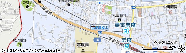 香川県さぬき市志度367周辺の地図