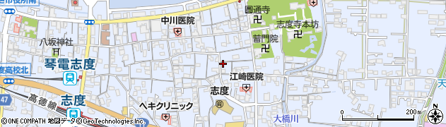 香川県さぬき市志度855周辺の地図