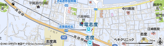 香川県さぬき市志度515周辺の地図