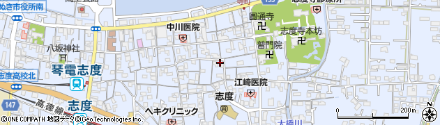 香川県さぬき市志度769周辺の地図