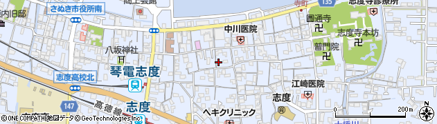 香川県さぬき市志度598周辺の地図
