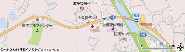 香川県さぬき市鴨庄2589周辺の地図