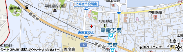 香川県さぬき市志度512周辺の地図