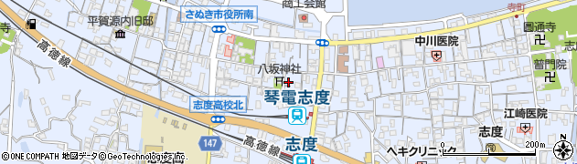 香川県さぬき市志度526周辺の地図