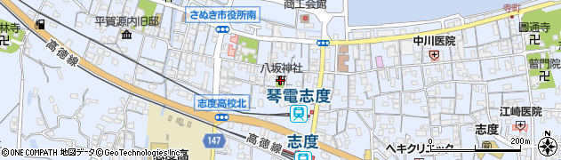 香川県さぬき市志度529周辺の地図