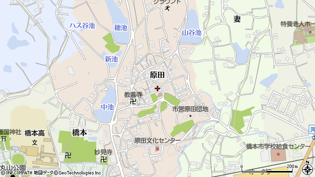 〒648-0063 和歌山県橋本市原田の地図