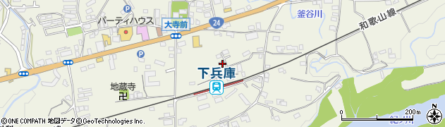 和歌山県橋本市隅田町（下兵庫）周辺の地図