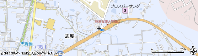 香川県さぬき市志度1412周辺の地図