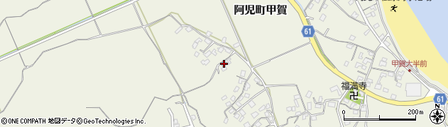 三重県志摩市阿児町甲賀590周辺の地図