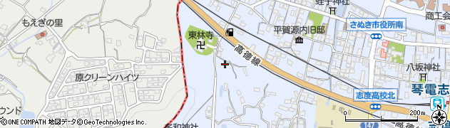 香川県さぬき市志度110周辺の地図