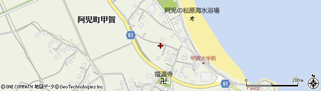 三重県志摩市阿児町甲賀211周辺の地図
