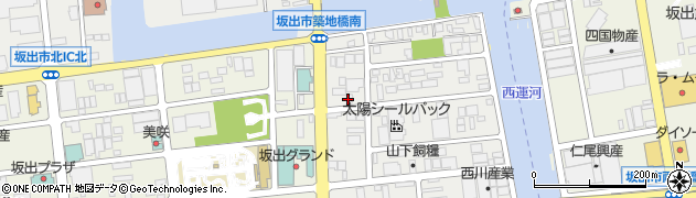 山田鋼材工業株式会社　鋼材周辺の地図
