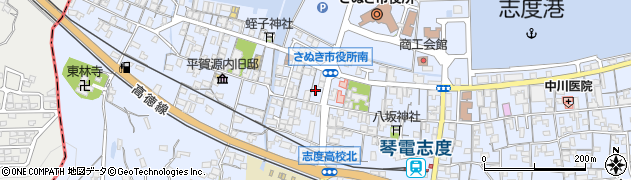香川県さぬき市志度351周辺の地図