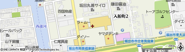香川県坂出市入船町周辺の地図