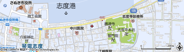 香川県さぬき市志度815周辺の地図