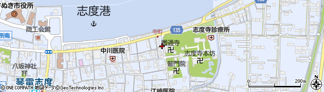 香川県さぬき市志度826周辺の地図