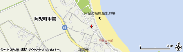 三重県志摩市阿児町甲賀23周辺の地図