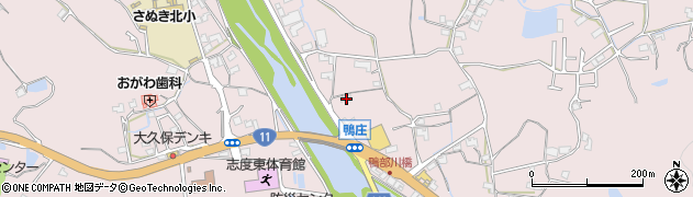 香川県さぬき市鴨庄2482周辺の地図