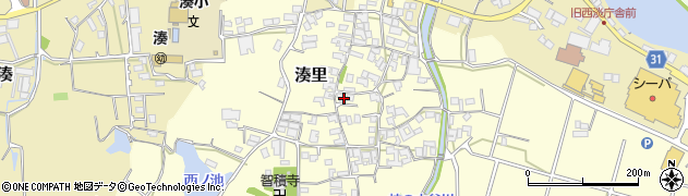 兵庫県南あわじ市湊里1436周辺の地図