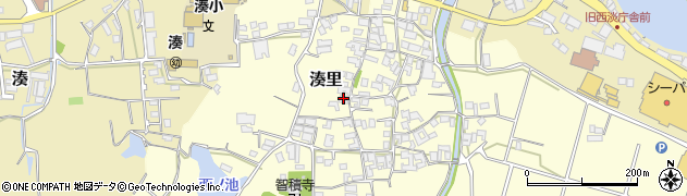兵庫県南あわじ市湊里1445周辺の地図