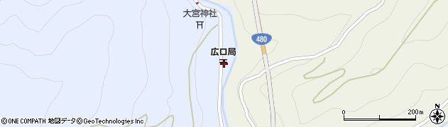 和歌山県伊都郡かつらぎ町広口1198周辺の地図