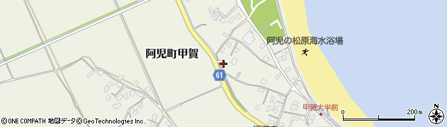 三重県志摩市阿児町甲賀701周辺の地図