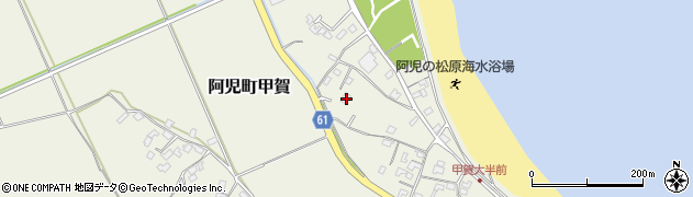 三重県志摩市阿児町甲賀198周辺の地図