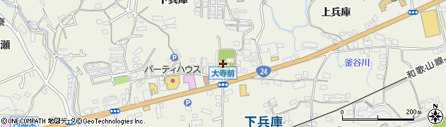 利生護国寺周辺の地図
