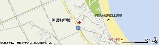 三重県志摩市阿児町甲賀199周辺の地図