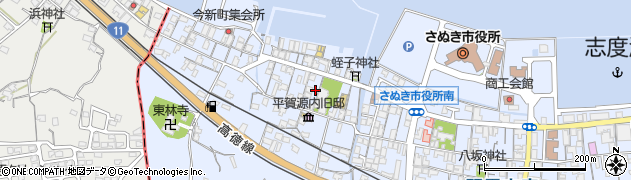 香川県さぬき市志度44周辺の地図