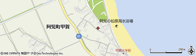 三重県志摩市阿児町甲賀27周辺の地図