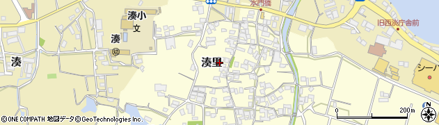 兵庫県南あわじ市湊里1447周辺の地図