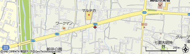 香川県高松市新田町甲663周辺の地図