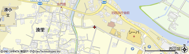 兵庫県南あわじ市湊里24周辺の地図