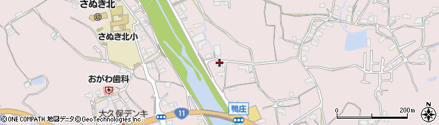 香川県さぬき市鴨庄2159周辺の地図