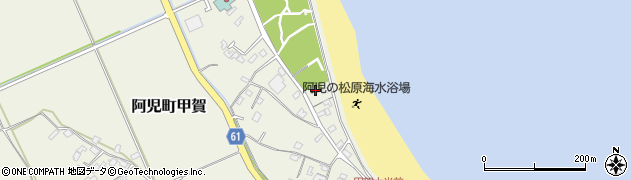 三重県志摩市阿児町甲賀13周辺の地図