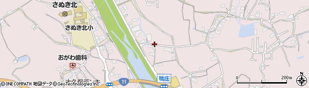 香川県さぬき市鴨庄2193周辺の地図