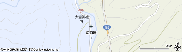 和歌山県伊都郡かつらぎ町広口1202周辺の地図