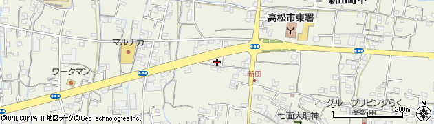 香川県高松市新田町甲579周辺の地図