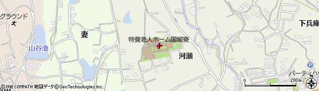 国城寮養護施設部周辺の地図