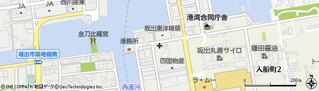 四国地方整備局高松港湾・空港整備事務所坂出港事務所周辺の地図