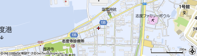 香川県さぬき市志度1154周辺の地図