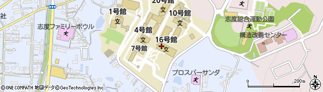 徳島文理大学香川キャンパス　理工学部事務室周辺の地図