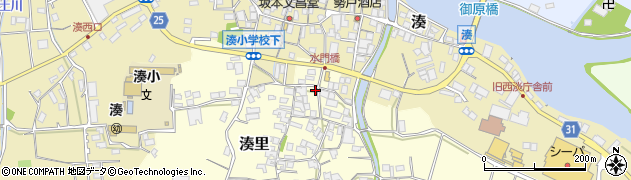 兵庫県南あわじ市湊里1396周辺の地図