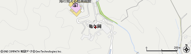 広島県廿日市市大野亀ケ岡周辺の地図